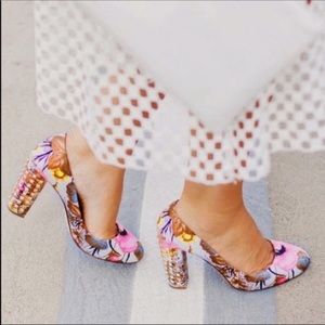 J. Crew Etta studded heels